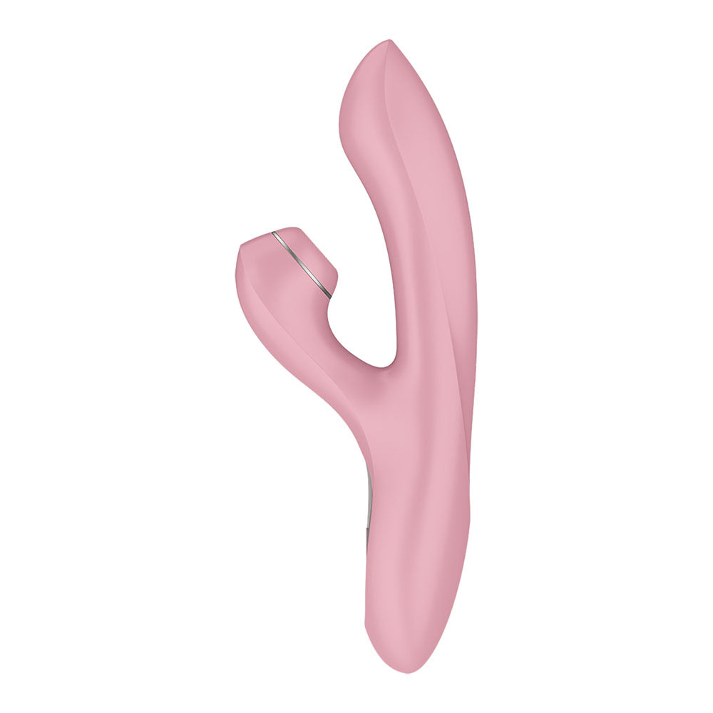 Satisfyer Pro + G Spot Pink Rose Pink 22 Cm Usb C Rechargeable Rabbit Vibrator With Touch Free Clitoral Stimulator