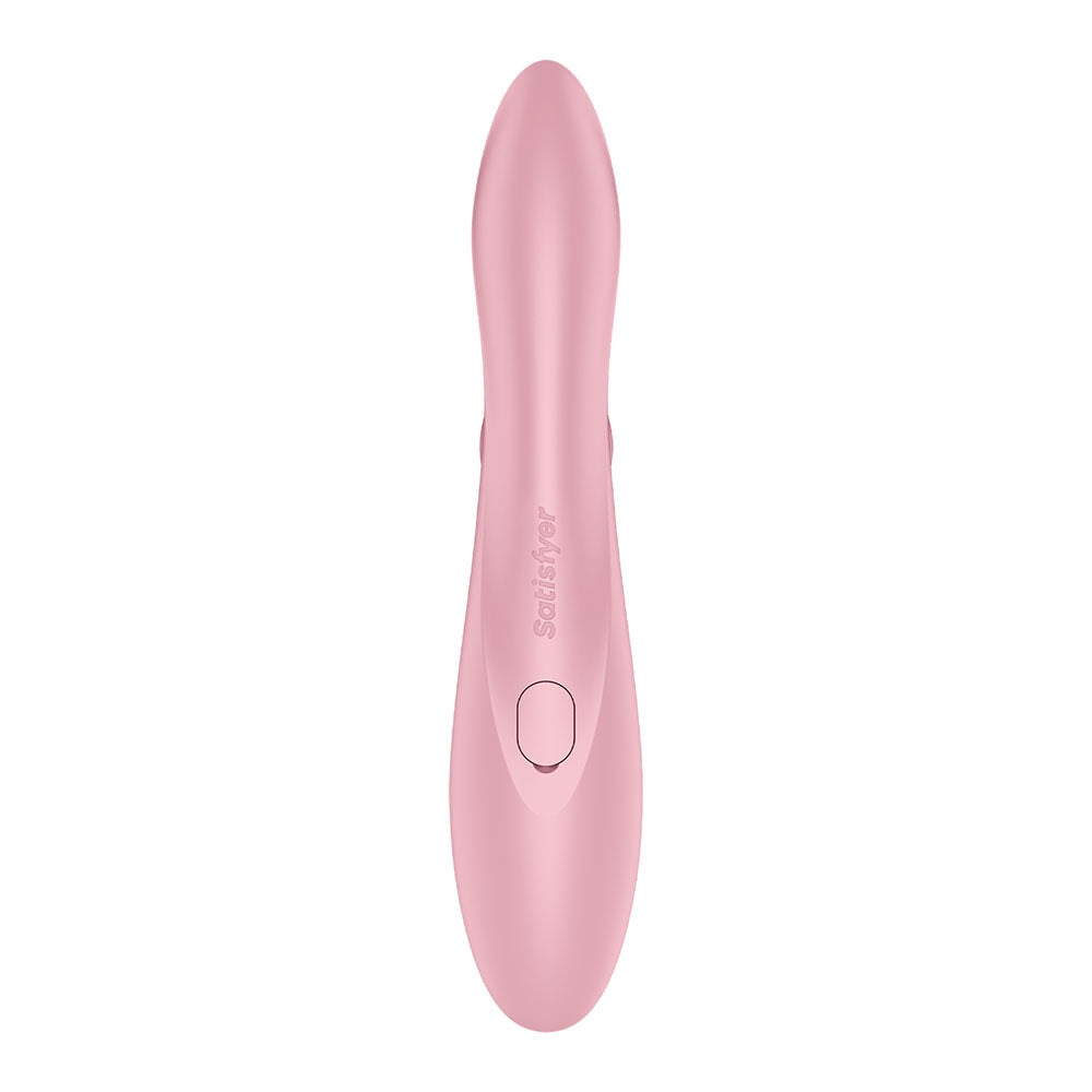 Satisfyer Pro + G Spot Pink Rose Pink 22 Cm Usb C Rechargeable Rabbit Vibrator With Touch Free Clitoral Stimulator