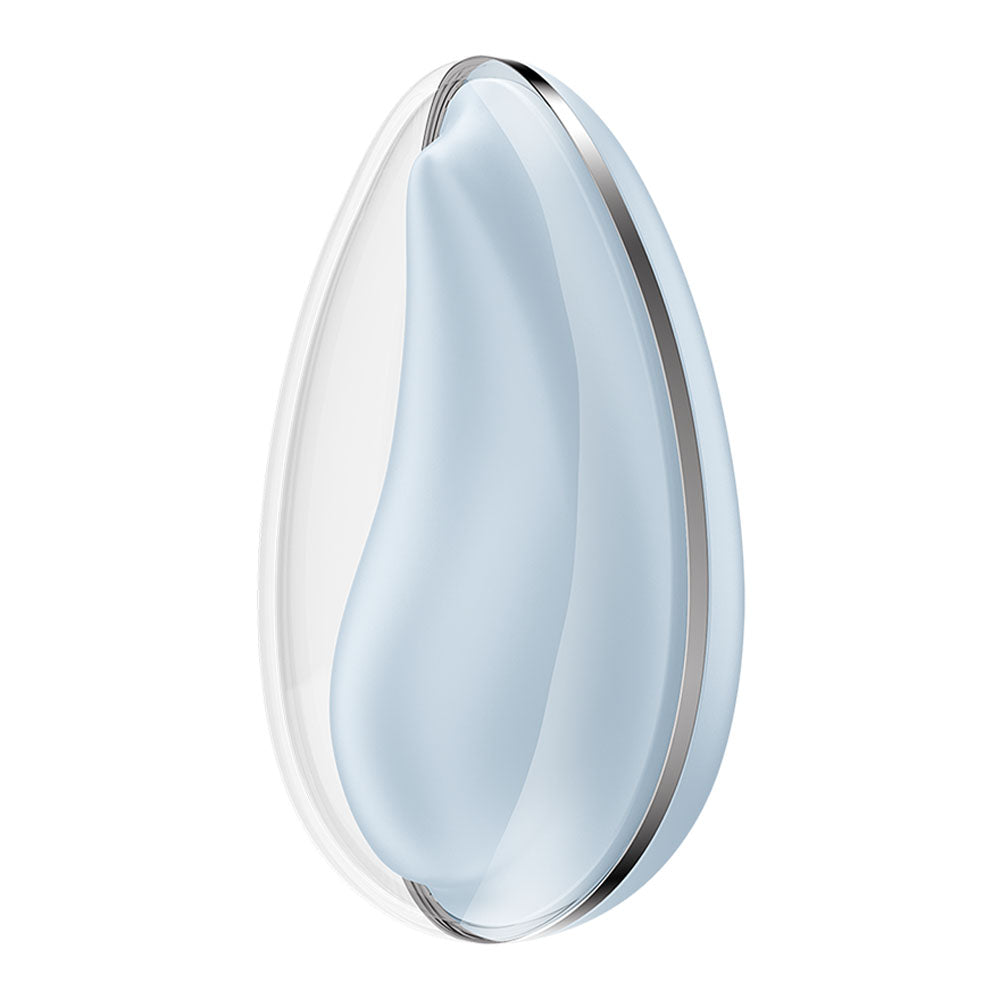 Satisfyer Drop To Go Blue Blue Usb Rechargeable Clitoral Stimulator