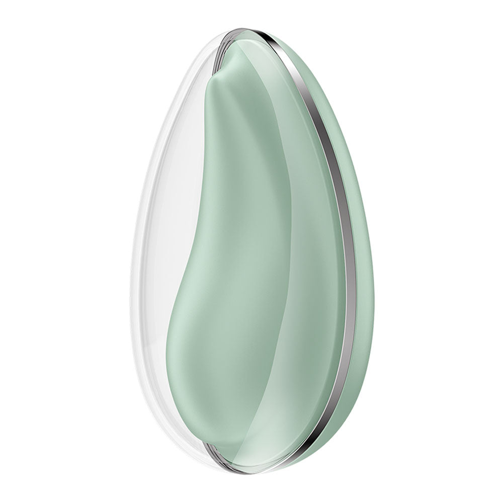 Satisfyer Drop To Go Mint Mint Green Usb Rechargeable Clitoral Stimulator