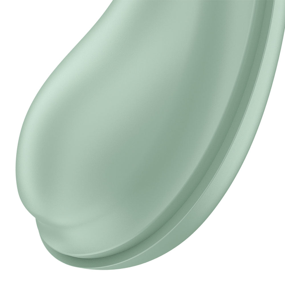 Satisfyer Drop To Go Mint Mint Green Usb Rechargeable Clitoral Stimulator