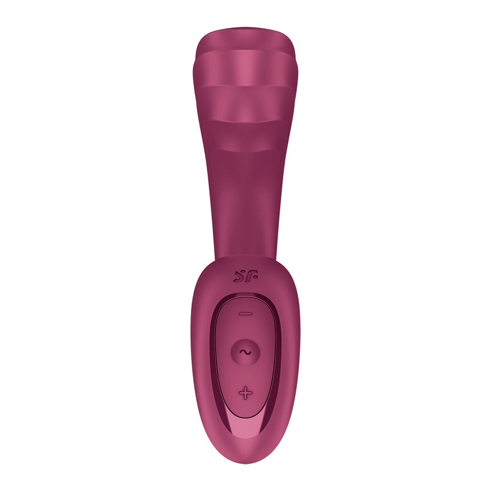 Satisfyer G For Goddess 3 Wine Red Wine Red 16 Cm Usb C Rechargeable Vibrator With Clit Stim