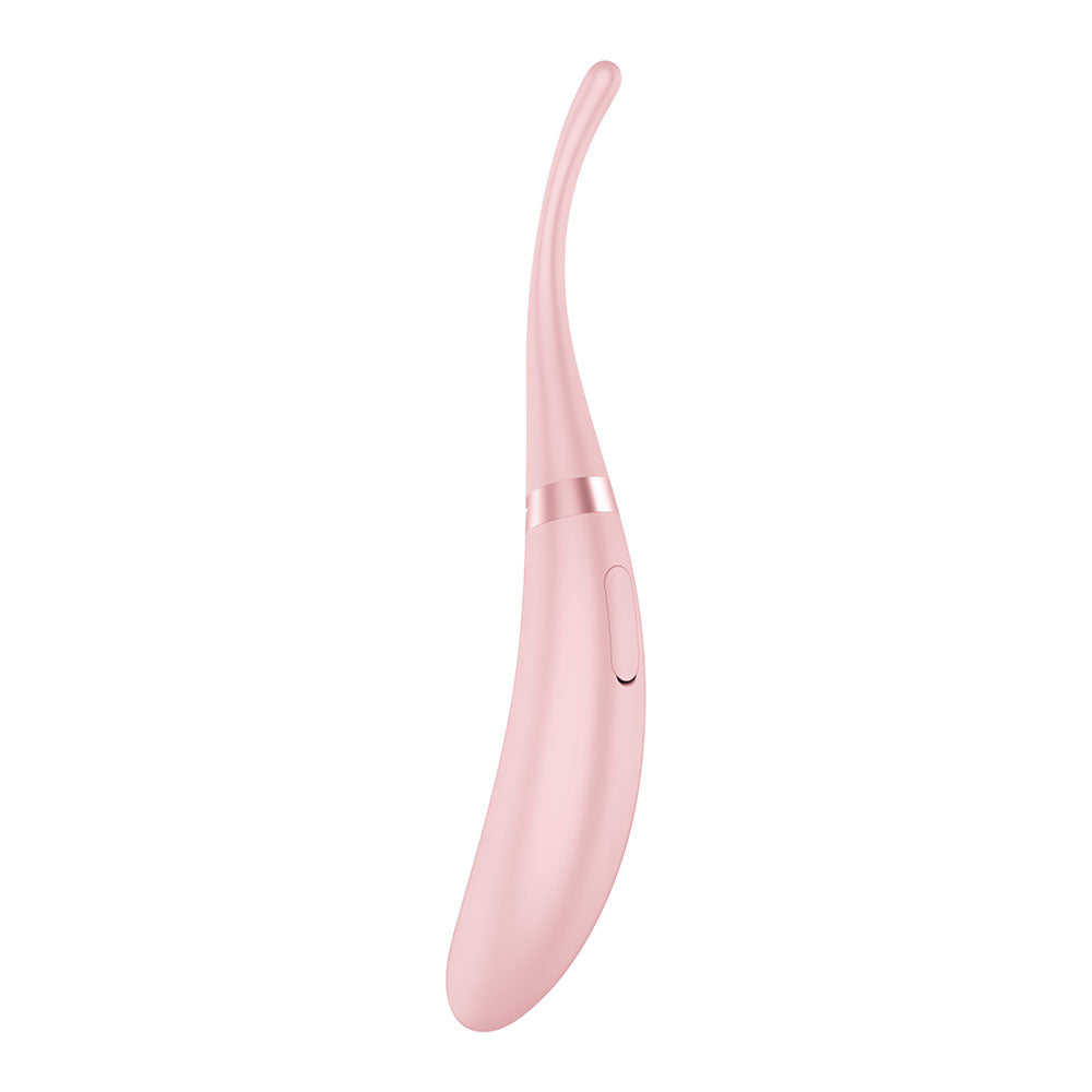 Satisfyer Tip Tease Rose Rose Usb Rechargeable Vibrator With Twirling Tip