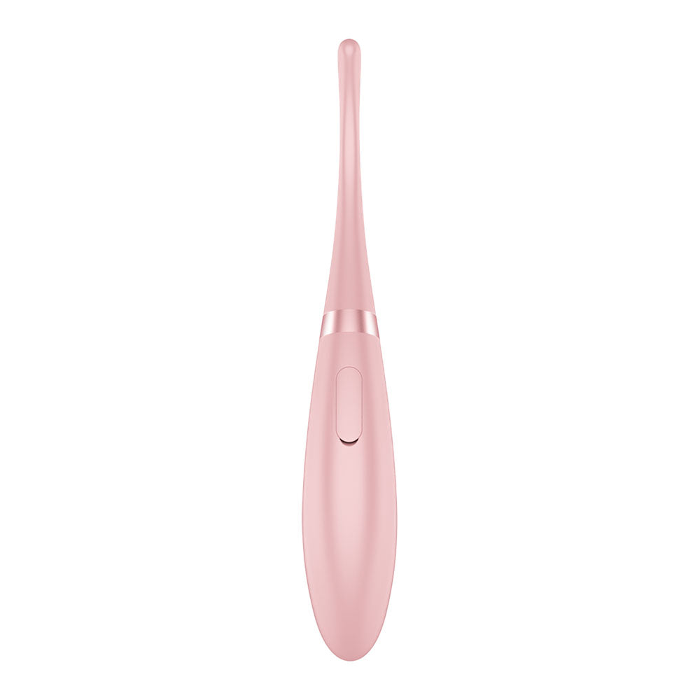 Satisfyer Tip Tease Rose Rose Usb Rechargeable Vibrator With Twirling Tip