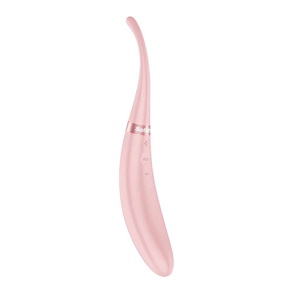 Satisfyer Tip Tease Rose Rose Usb Rechargeable Vibrator With Twirling Tip