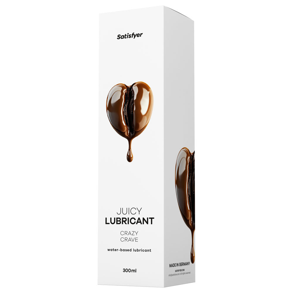 Satisfyer Juicy Lubricant 300 Ml Crazy Crave Coffee Scented Water Based Lubricant 300 Ml Bottle