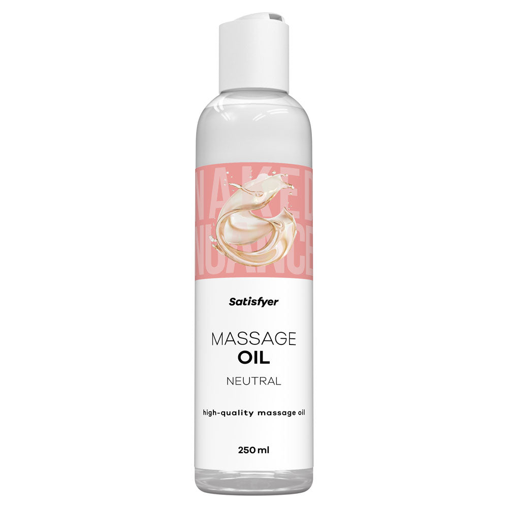 Satisfyer Massage Oil 250 Ml Neutral Unscented Massage Oil 250 Ml Bottle