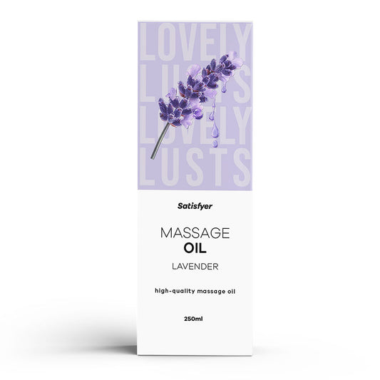 Satisfyer Massage Oil 250 Ml Lavender Lavender Scented Massage Oil 250 Ml Bottle