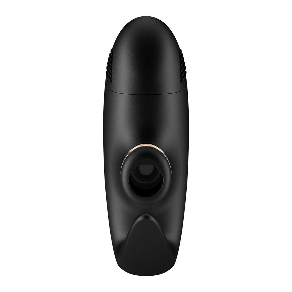 Satisfyer Pro 4 Couples Battery Series Black U Shaped Couples Vibe With Air Pulsation