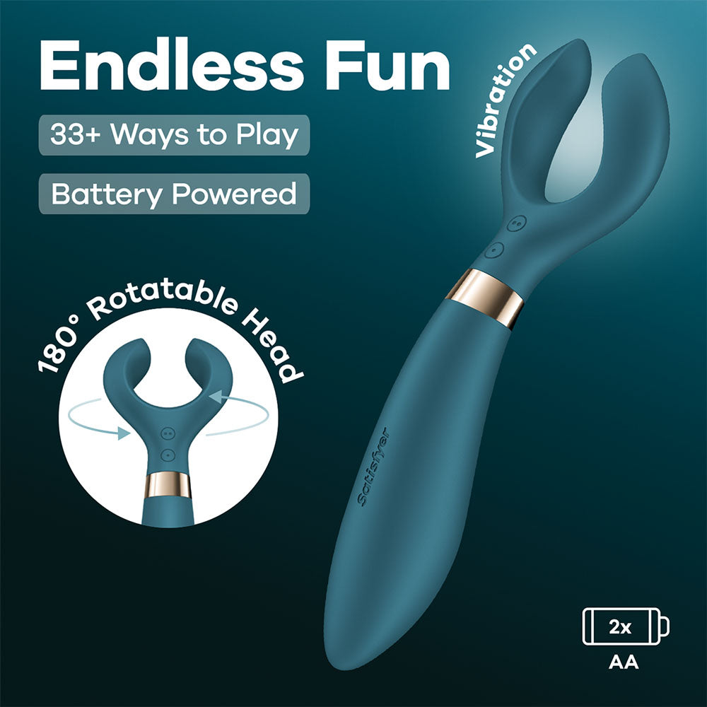 Satisfyer Endless Fun Battery Series Green 23.5 Cm Stimulator
