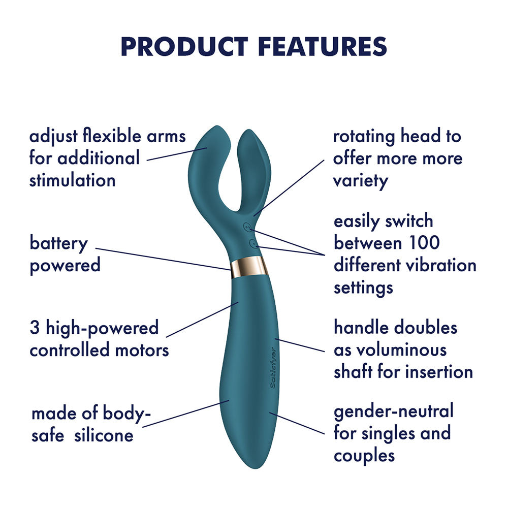 Satisfyer Endless Fun Battery Series Green 23.5 Cm Stimulator