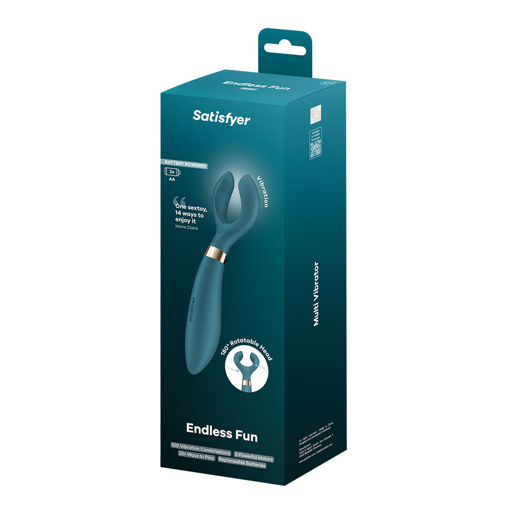 Satisfyer Endless Fun Battery Series Green 23.5 Cm Stimulator
