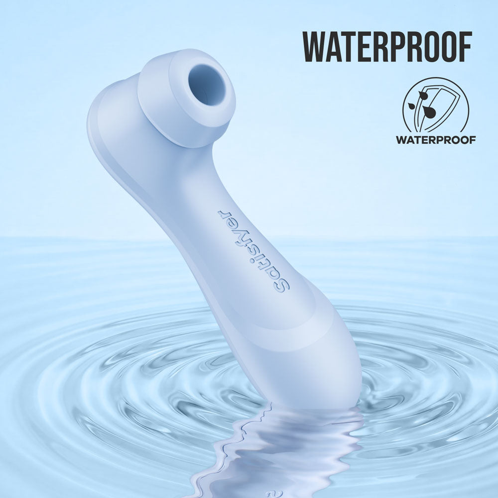 Satisfyer Pro 2 Generation 4 Serene Blue Blue Touch Free Usb C Rechargeable Clitoral Stimulator With App Control