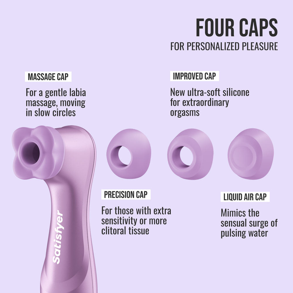 Satisfyer Pro 2 Generation 4 Amethyst Amethyst Touch Free Usb C Rechargeable Clitoral Stimulator With App Control