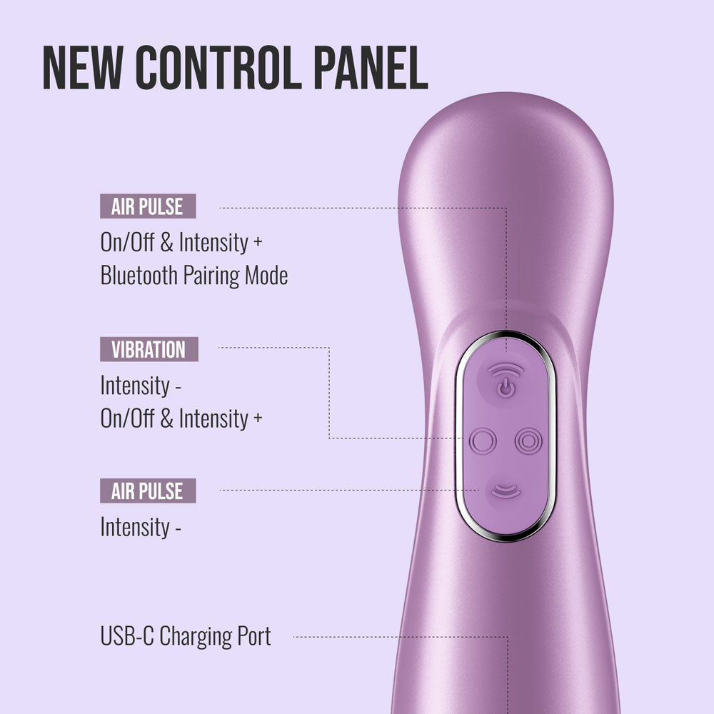 Satisfyer Pro 2 Generation 4 Amethyst Amethyst Touch Free Usb C Rechargeable Clitoral Stimulator With App Control
