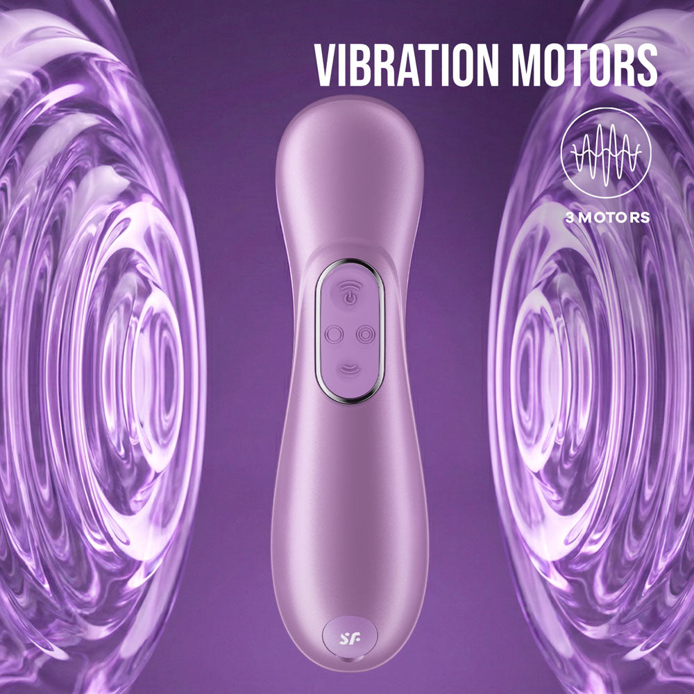 Satisfyer Pro 2 Generation 4 Amethyst Amethyst Touch Free Usb C Rechargeable Clitoral Stimulator With App Control