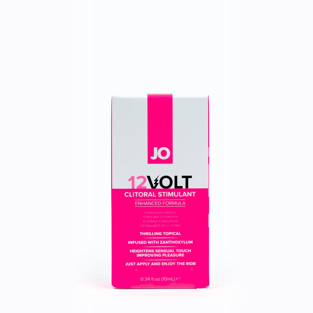 Jo 12 Volt Clitoral Stimulant 10 M L Stimulating Gel For Women 10 Ml Tube