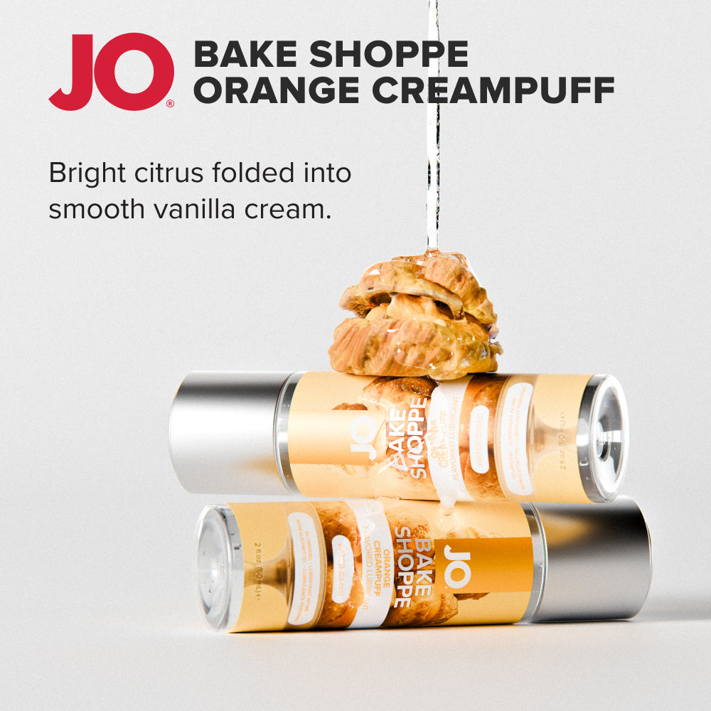 Jo Bake Shoppe Orange Creampuff Orange Creampuff Flavoured Water Based Lubricant 60 Ml Bottle