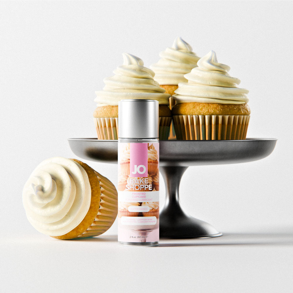 Jo Bake Shoppe Frosted Cupcake Frosted Cupcake Flavoured Water Based Lubricant 60 Ml Bottle