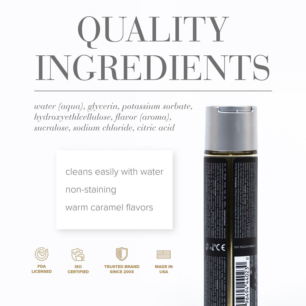 Jo Gelato Salted Caramel Lube 120 M L Salted Caramel Flavoured Water Based Lubricant 120 Ml