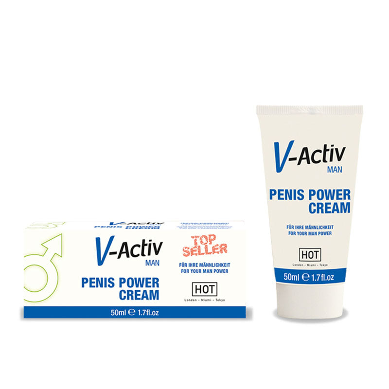 Hot V Activ Penis Power Cream Enhancer Cream For Men 50 Ml Tube