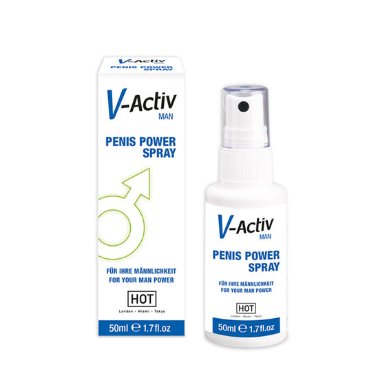 Hot V Activ Penis Power Spray Enhancer Spray For Men 50 Ml Bottle