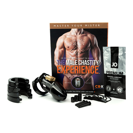 Cb 6000 Chastity Cock Cage Kit Black Black 3.25 Inch Cock Cage Kit
