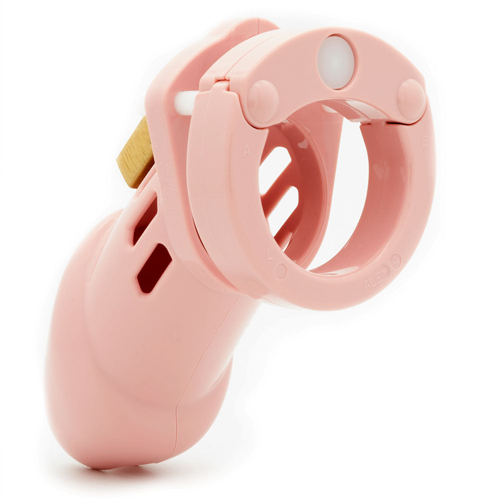 Cb 6000 Chastity Cock Cage Kit Pink Pink 3.25 Inch Cock Cage Kit