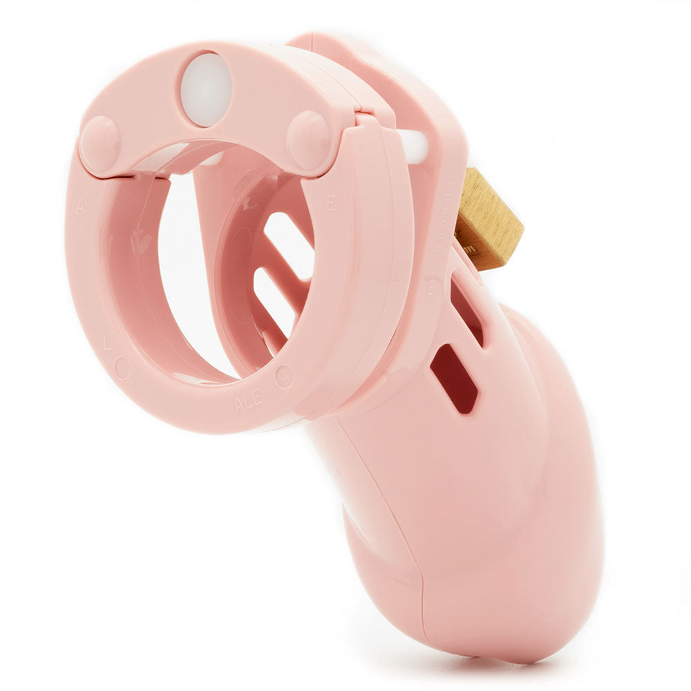 Cb 6000 Chastity Cock Cage Kit Pink Pink 3.25 Inch Cock Cage Kit