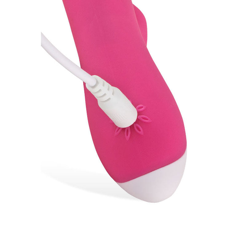 Adam & Eve The Warming Rabbit G Pink 21.6 Cm (8.5'') Usb Rechargeable Warming Rabbit Vibrator