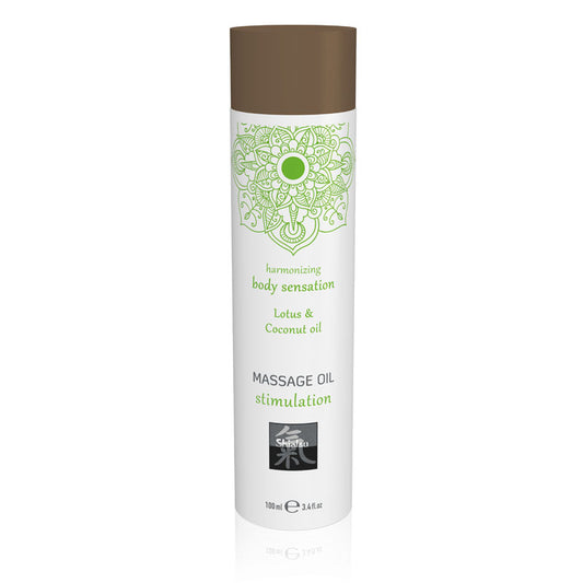 Shiatsu Massage Oil Stimulation Lotus & Coconut Oil Scented 100 Ml