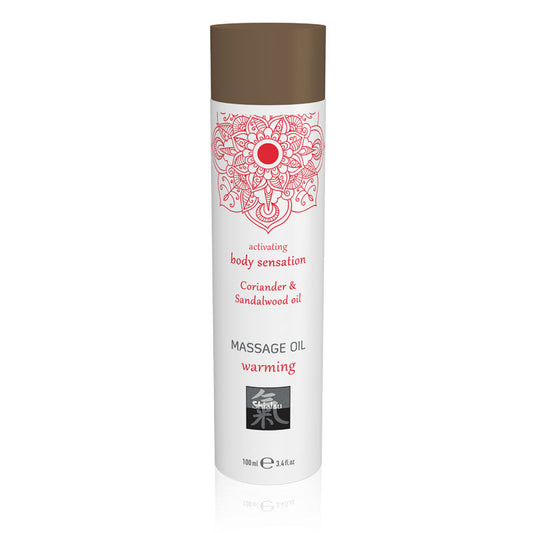 Shiatsu Massage Oil Warming Coriander & Sandalwood Oil Scented 100 Ml