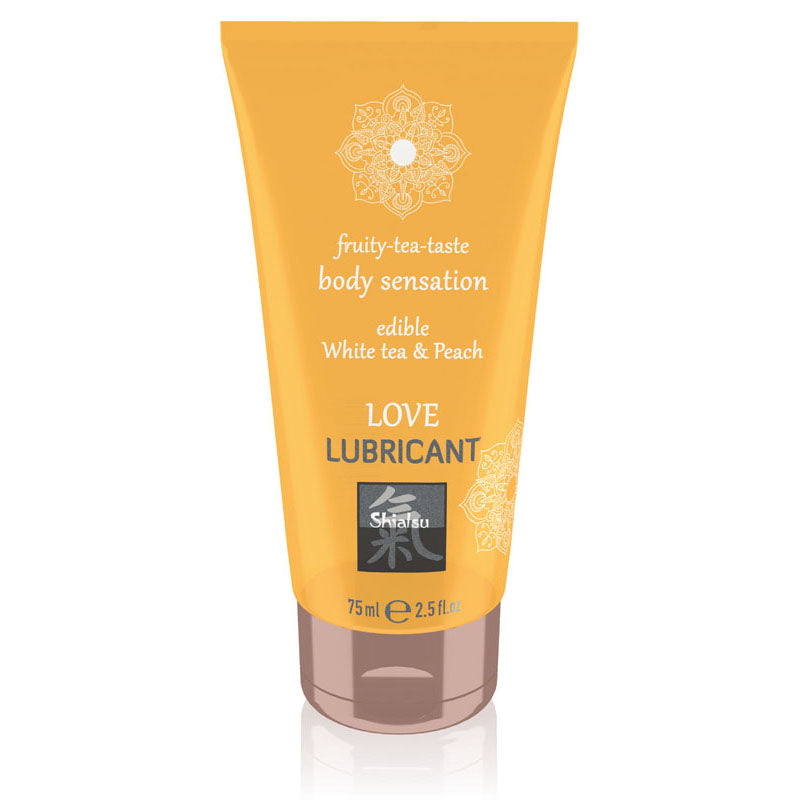 Shiatsu Love Lubricant White Tea & Peach Flavoured 75 Ml