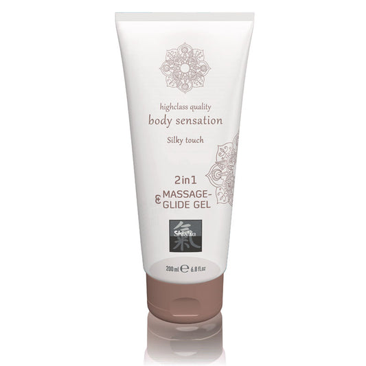 Shiatsu 2in1 Massage & Glide Gel Unscented 200 Ml