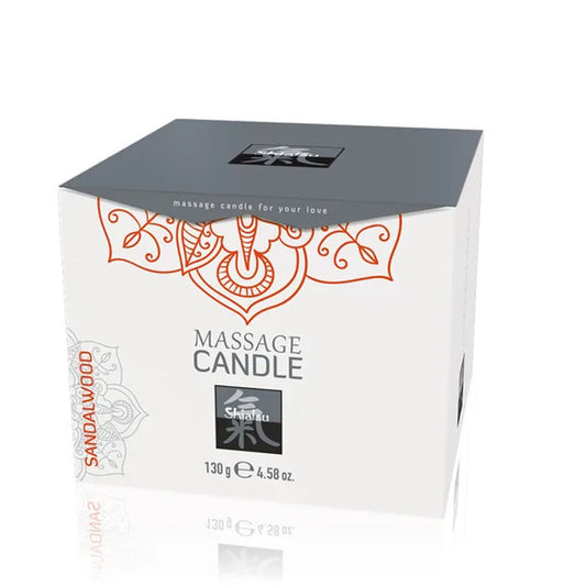 Shiatsu Massage Candle Sandalwood Scented 130 Gram