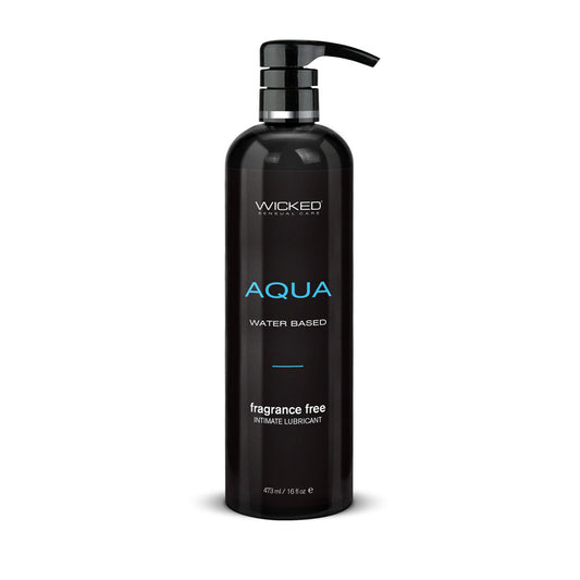Wicked Aqua Water Based Lubricant 476 Ml (16 Oz) Bottle