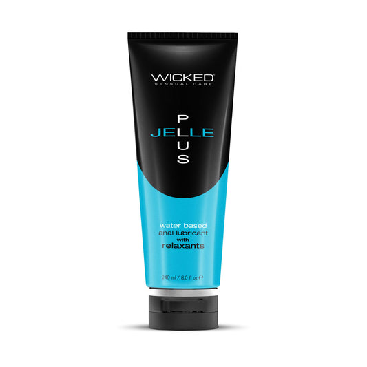 Wicked Jelle Plus Relaxing Water Based Anal Lubricant 240 Ml Bottle