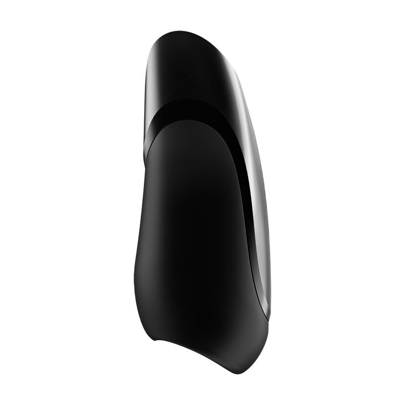Satisfyer Men Vibration+ Black Usb Rechargeable Masturbator With App Control