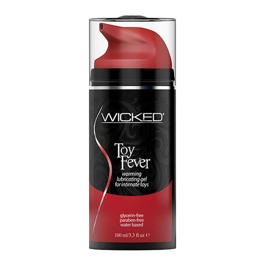 Wicked Toy Fever Warming Glycerin Free Water Based Lubricant 100 Ml (3.3 Oz) Bottle