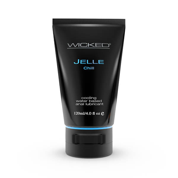 Wicked Jelle Chill Cooling Water Based Anal Lubricant 120 Ml (4 Oz) Bottle