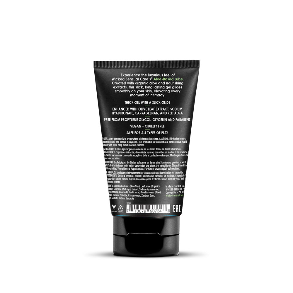Wicked Aloe Aloe Vera Based Lubricant 120 Ml Tube
