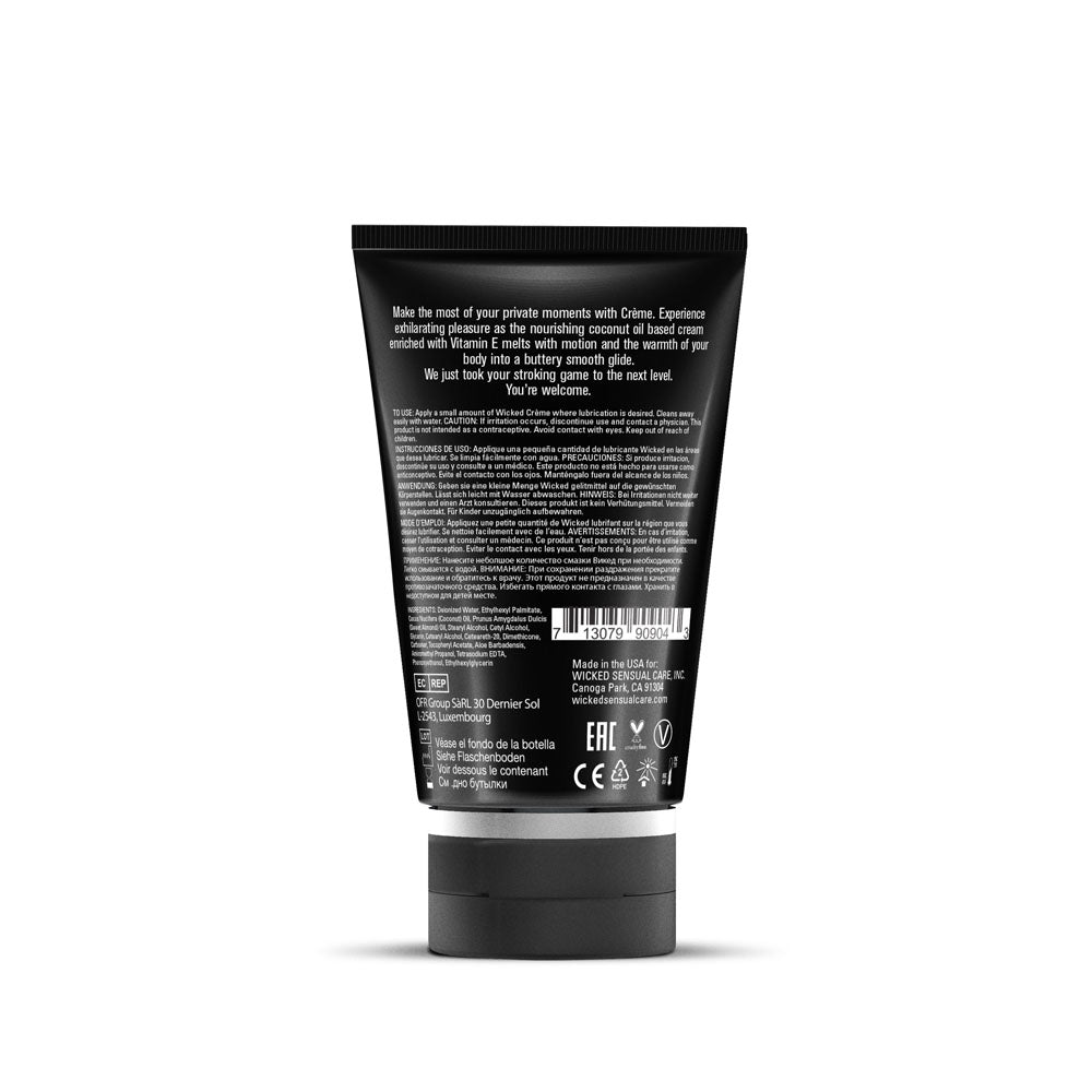 Wicked Creme Masturbation Cream For Men 120 Ml (4 Oz) Tube