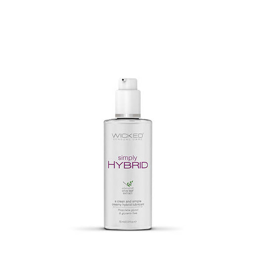 Wicked Simply Hybrid Water & Silicone Blended Lubricant 70 Ml (2.3 Oz) Bottle