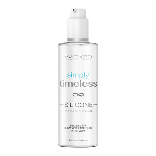 Wicked Simply Timeless Silicone Silicone Based Lubricant 120 Ml (4 Oz) Bottle