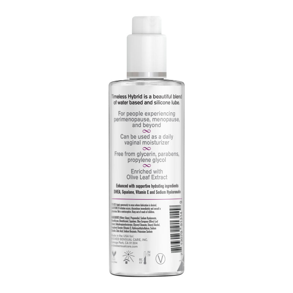 Wicked Simply Timeless Hybrid Hybrid Lubricant 120 Ml (4 Oz) Bottle