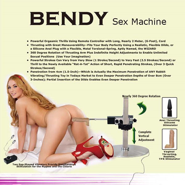 Bendy Sex Machine Mains Powered Sex Machine