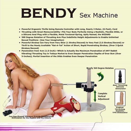 Bendy Sex Machine Mains Powered Sex Machine