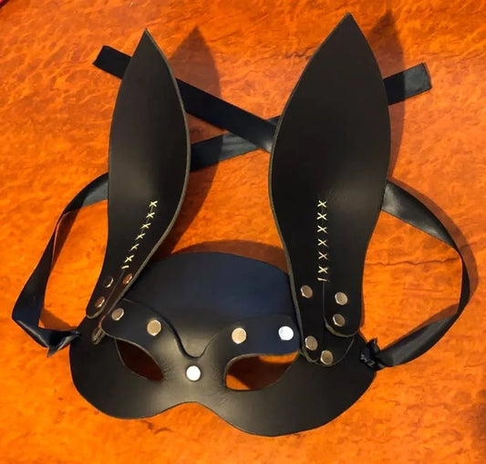 Leather Mask Rabbit Made in Australia