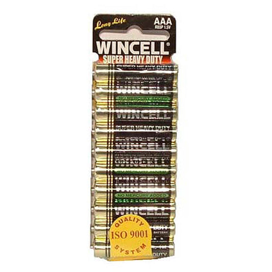Wincell Aaa Super Heavy Duty Batteries Super Heavy Duty Batteries Aaa 10 Pack