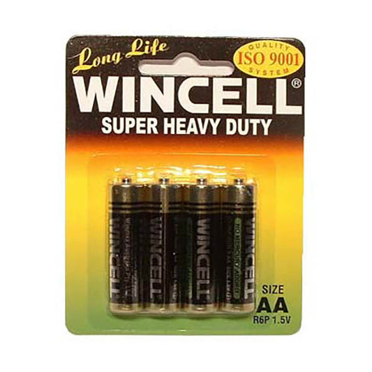 Wincell Aa Super Heavy Duty Batteries Super Heavy Duty Batteries Aa 4 Pack